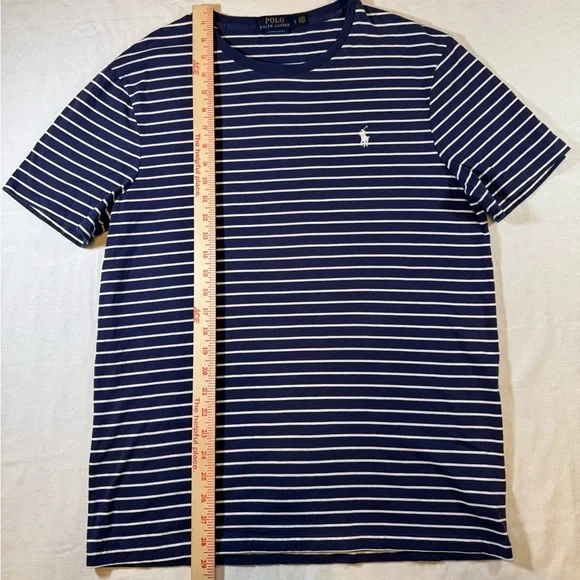 Polo by Ralph Lauren Navy Striped Men's Soft TShirt - Picture 3 of 7